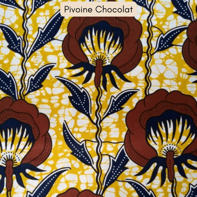 Habillage de poussette yoyo upcyclé - Pivoine Chocolat